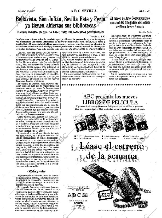 ABC SEVILLA 13-09-1997 página 49