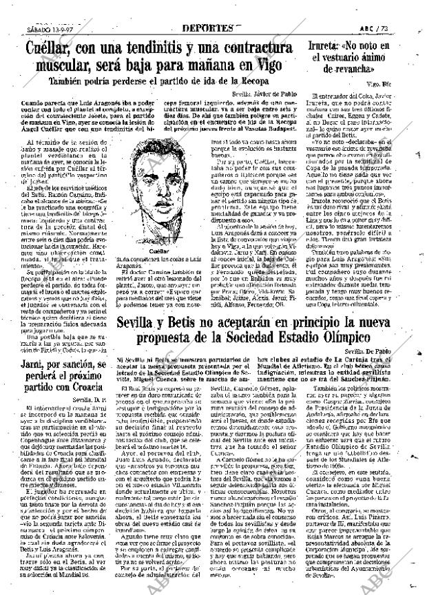 ABC SEVILLA 13-09-1997 página 73