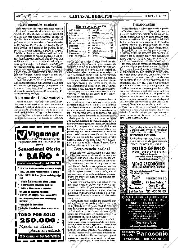 ABC SEVILLA 14-09-1997 página 22