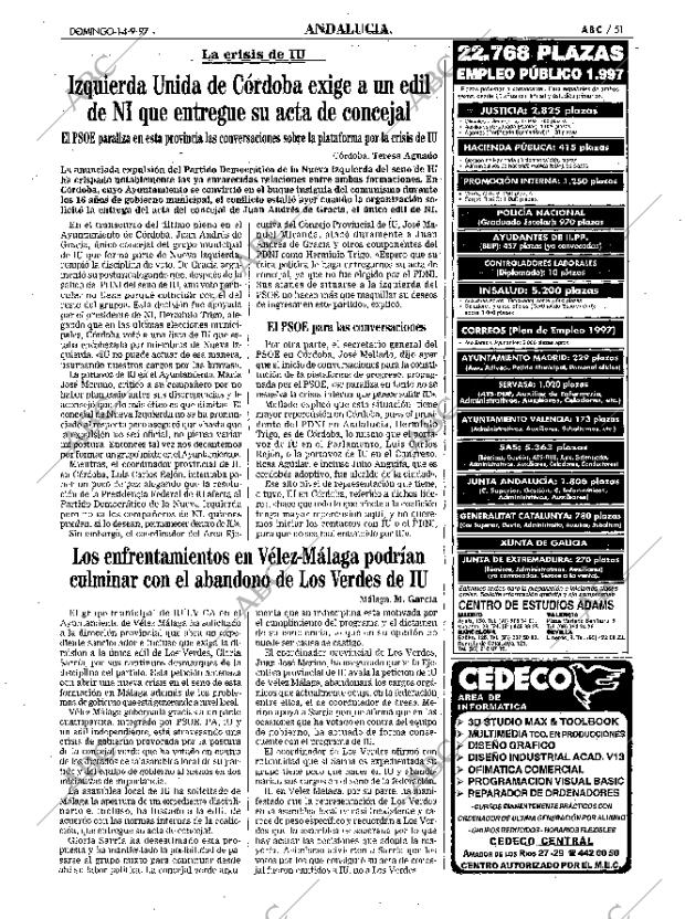 ABC SEVILLA 14-09-1997 página 51