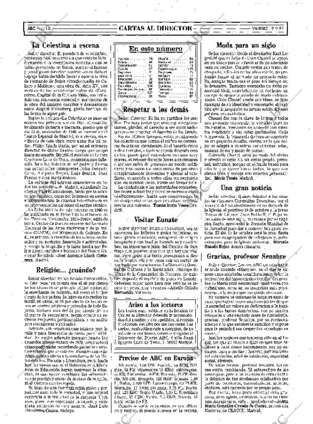 ABC MADRID 19-09-1997 página 18