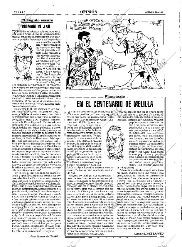 ABC MADRID 19-09-1997 página 22
