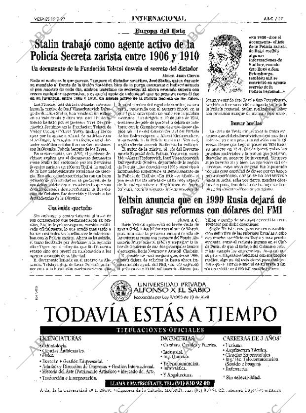 ABC MADRID 19-09-1997 página 37