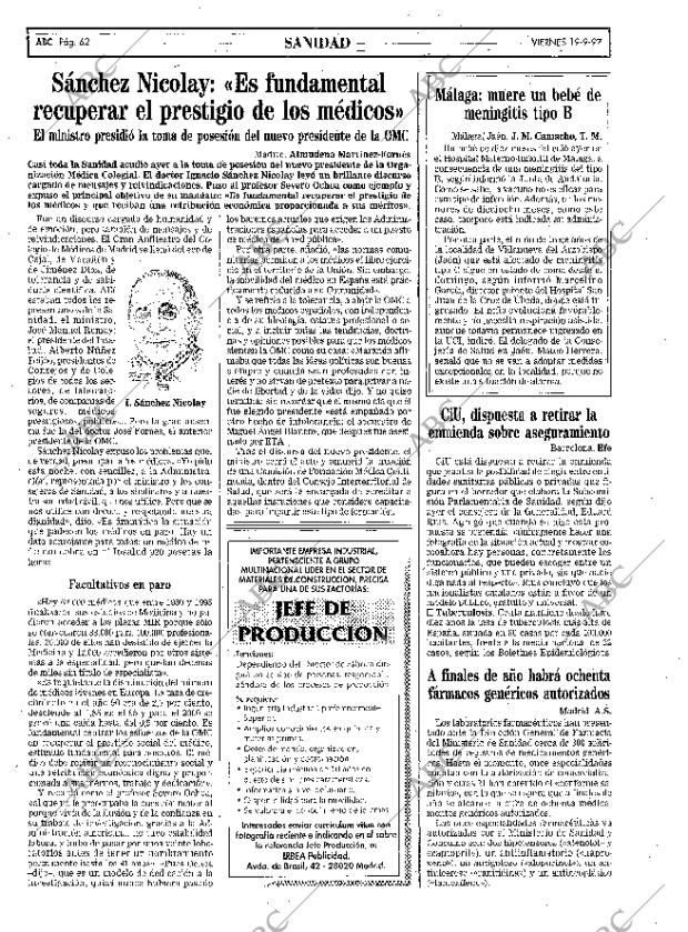 ABC MADRID 19-09-1997 página 62