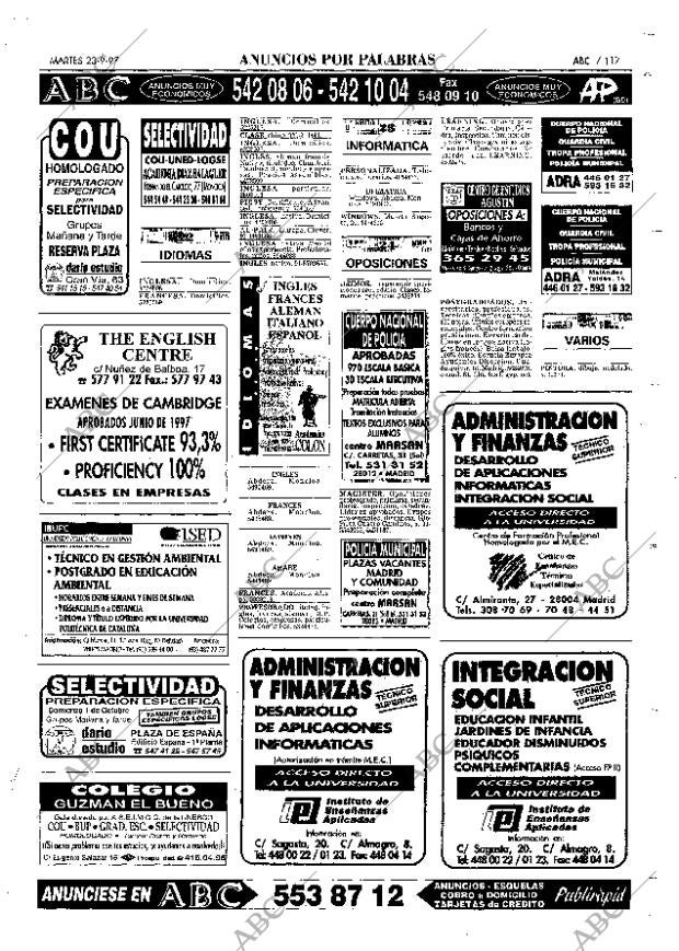 ABC MADRID 23-09-1997 página 117