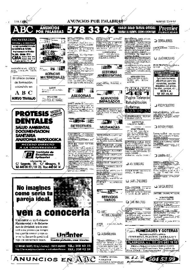 ABC MADRID 23-09-1997 página 118