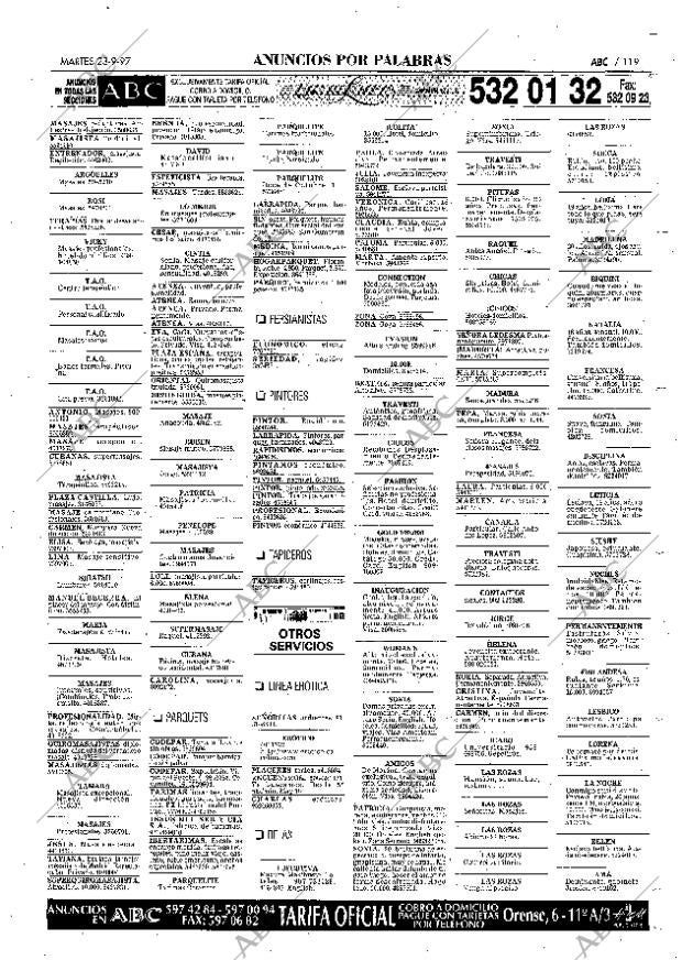 ABC MADRID 23-09-1997 página 119