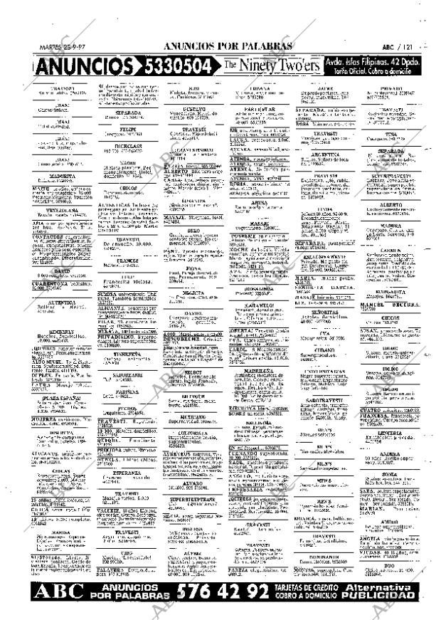 ABC MADRID 23-09-1997 página 121