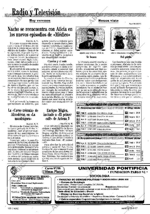 ABC MADRID 23-09-1997 página 132