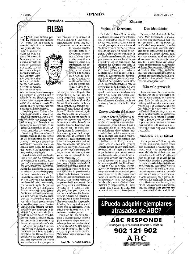 ABC MADRID 23-09-1997 página 18