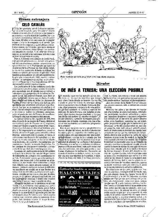 ABC MADRID 23-09-1997 página 20