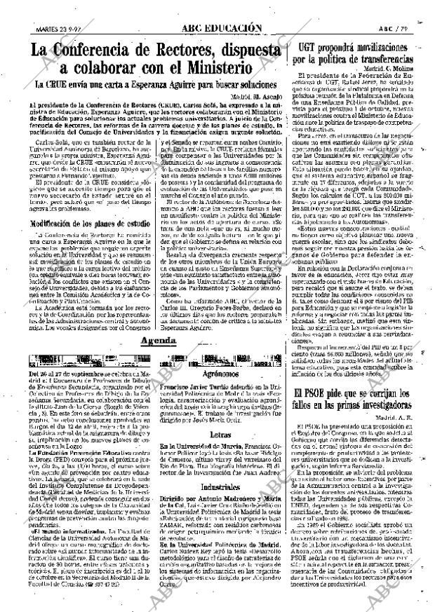 ABC MADRID 23-09-1997 página 79