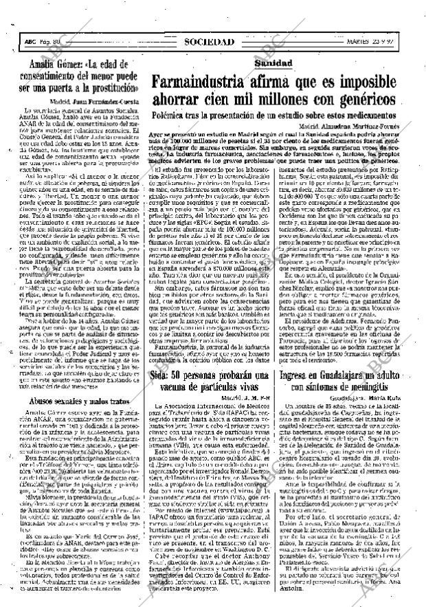 ABC MADRID 23-09-1997 página 80