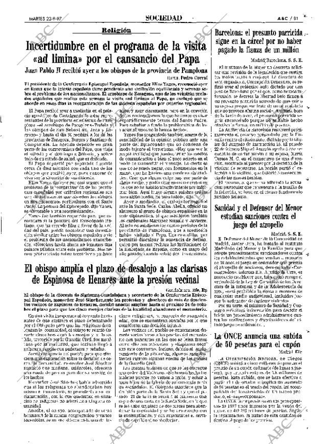 ABC MADRID 23-09-1997 página 81