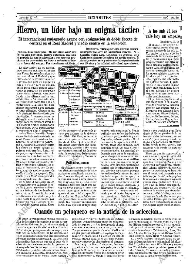 ABC MADRID 23-09-1997 página 85