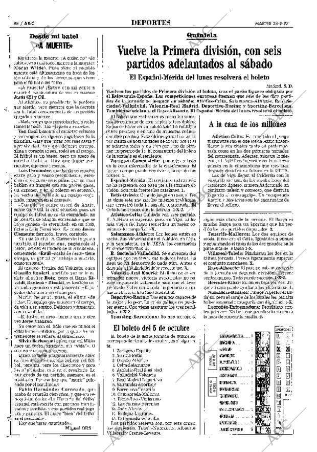 ABC MADRID 23-09-1997 página 88