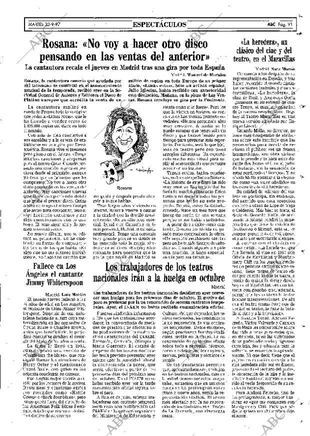 ABC MADRID 23-09-1997 página 91
