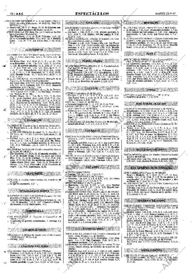 ABC MADRID 23-09-1997 página 98