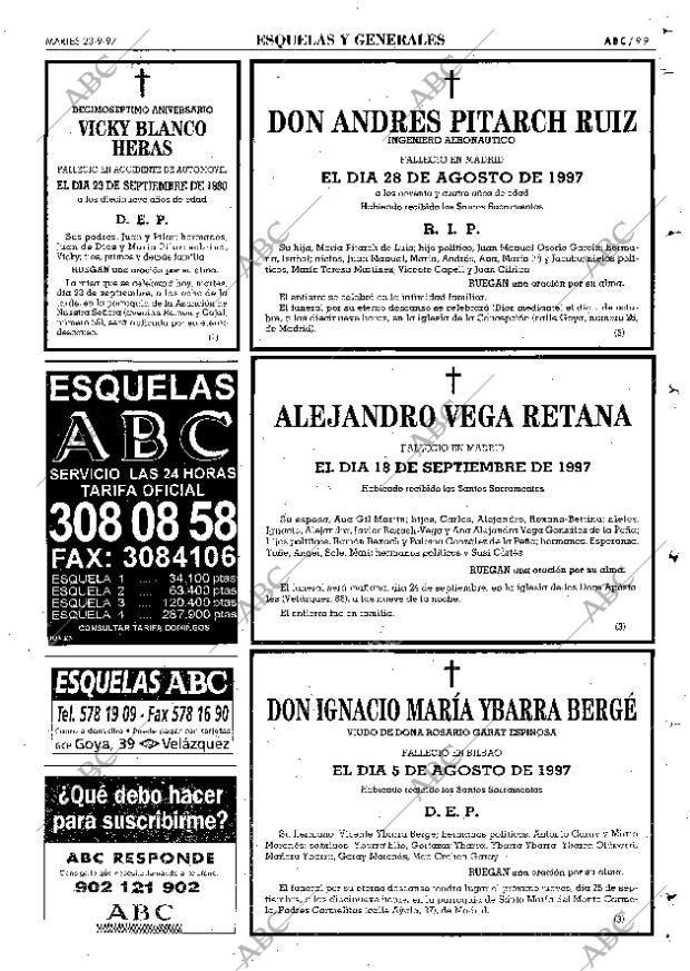 ABC MADRID 23-09-1997 página 99