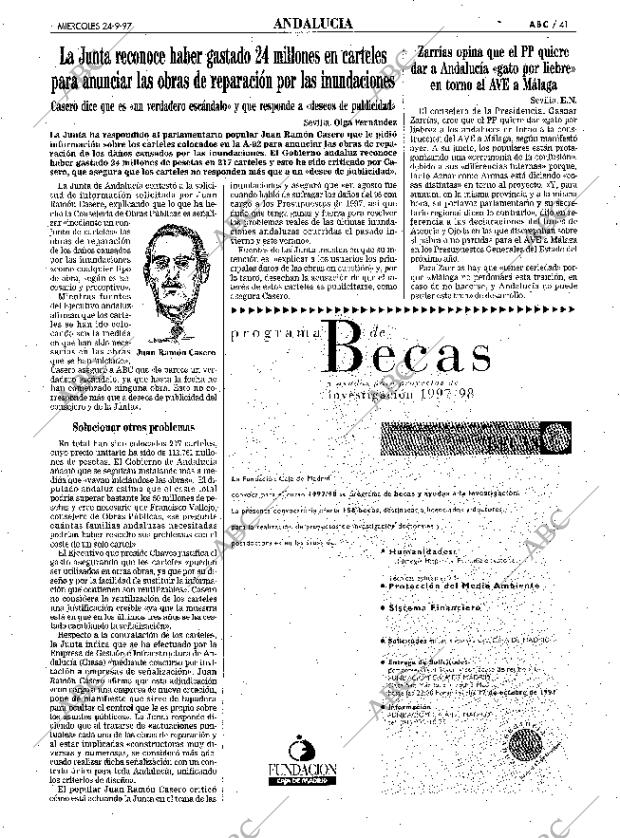 ABC SEVILLA 24-09-1997 página 41