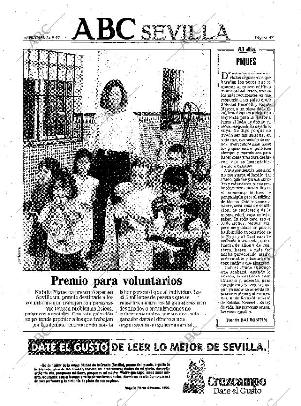 ABC SEVILLA 24-09-1997 página 49