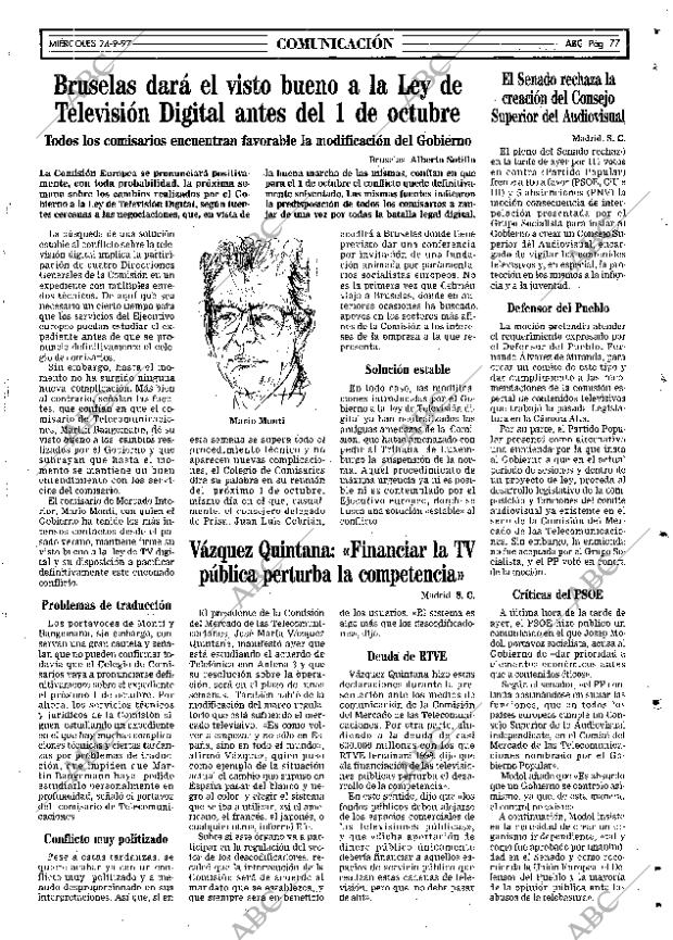 ABC SEVILLA 24-09-1997 página 77