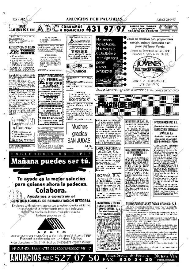 ABC MADRID 25-09-1997 página 124