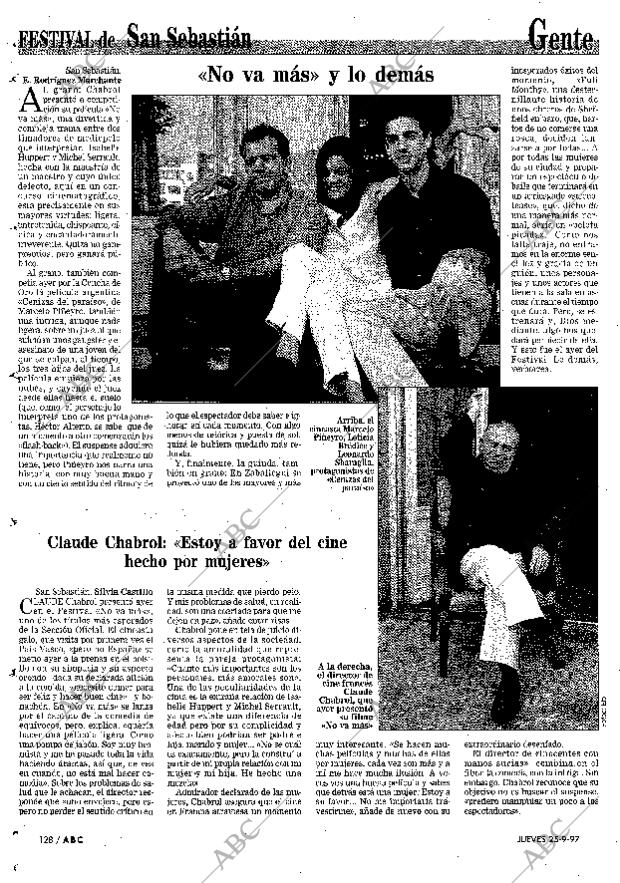 ABC MADRID 25-09-1997 página 128