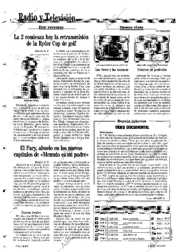 ABC MADRID 25-09-1997 página 132