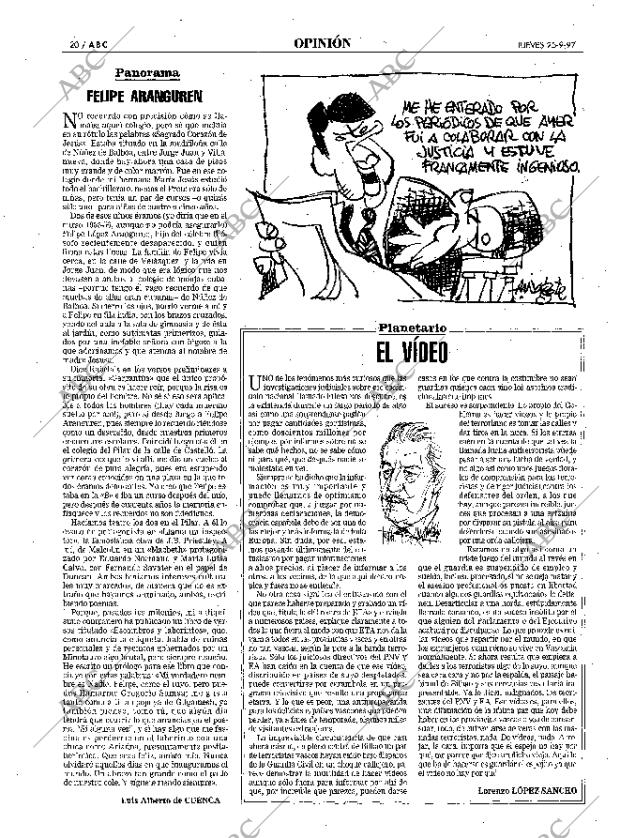 ABC MADRID 25-09-1997 página 20