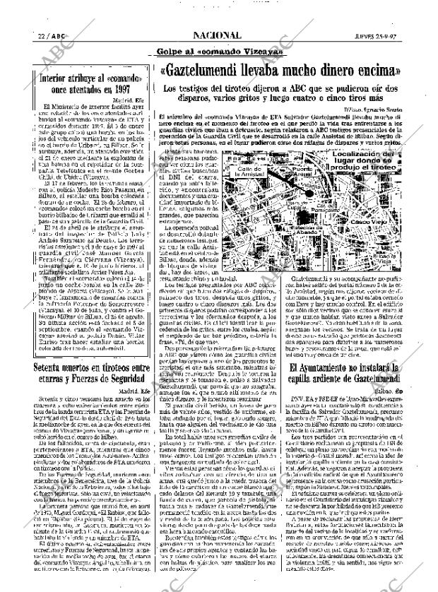 ABC MADRID 25-09-1997 página 22