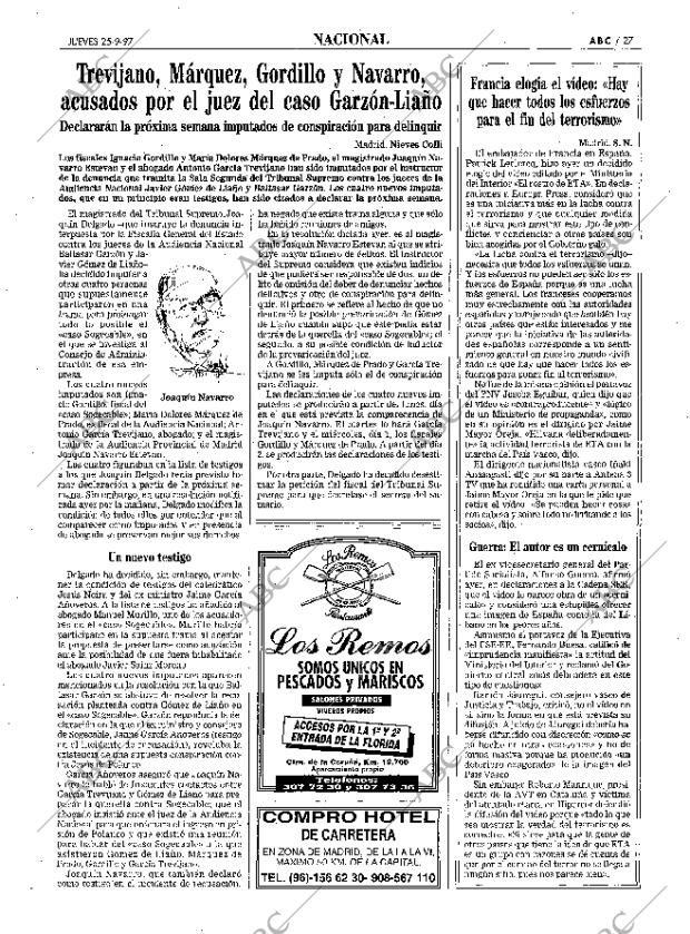 ABC MADRID 25-09-1997 página 27