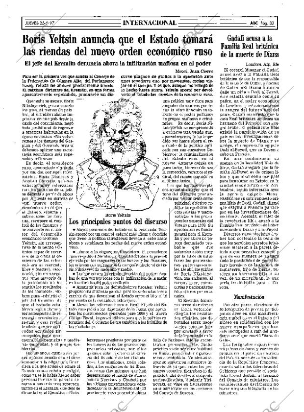 ABC MADRID 25-09-1997 página 33