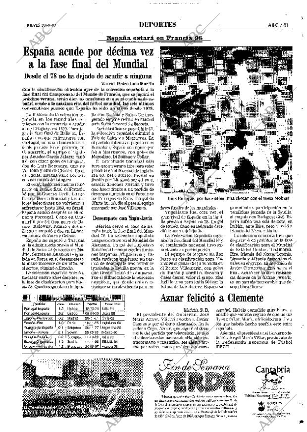 ABC MADRID 25-09-1997 página 81