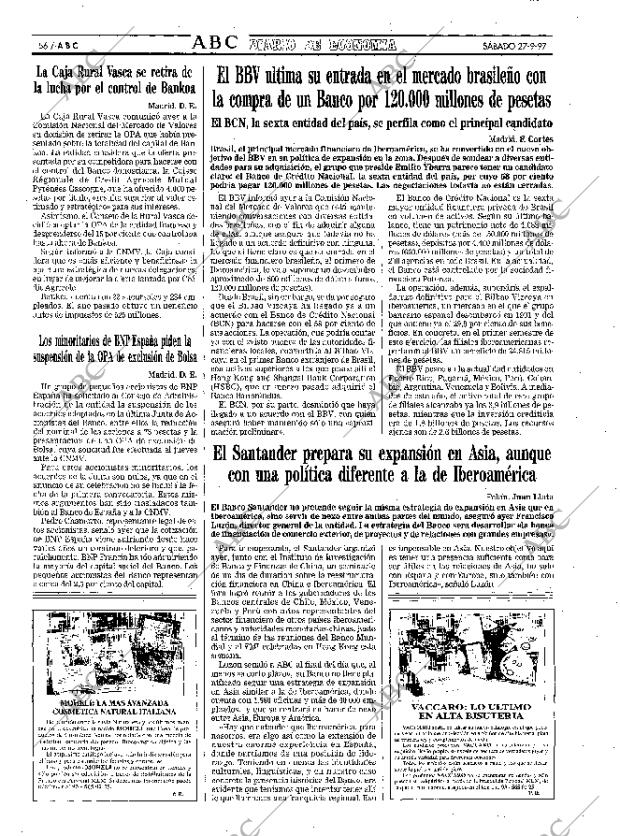 ABC MADRID 27-09-1997 página 56