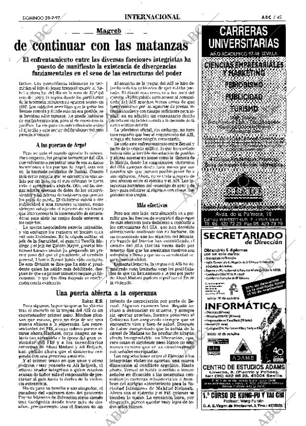 ABC SEVILLA 28-09-1997 página 45