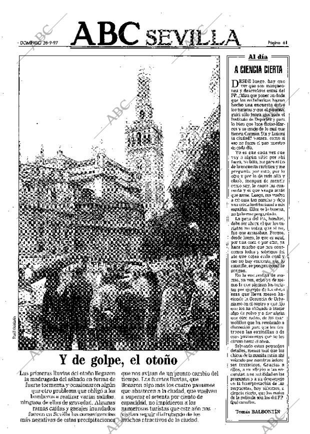 ABC SEVILLA 28-09-1997 página 61