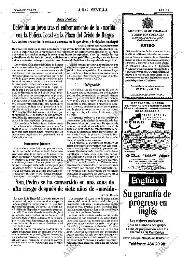ABC SEVILLA 28-09-1997 página 71