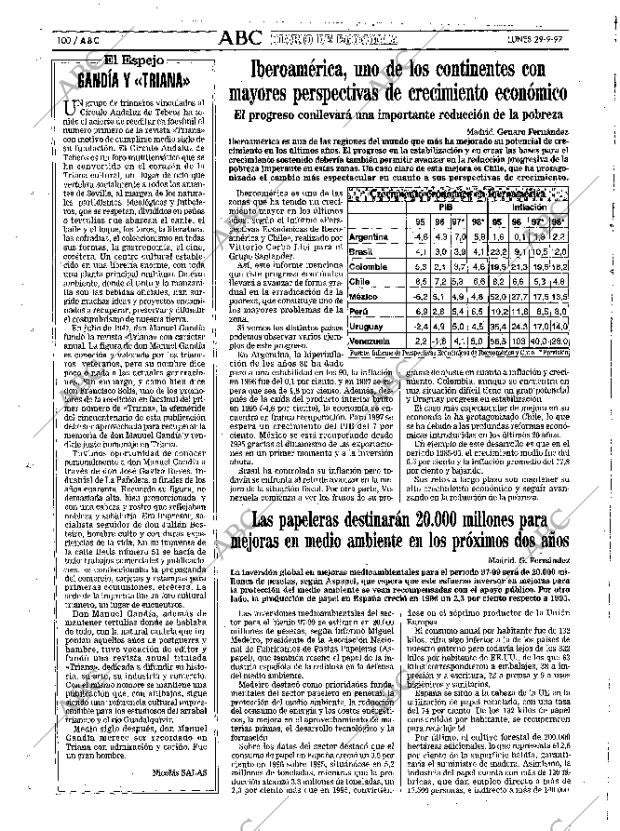 ABC SEVILLA 29-09-1997 página 100