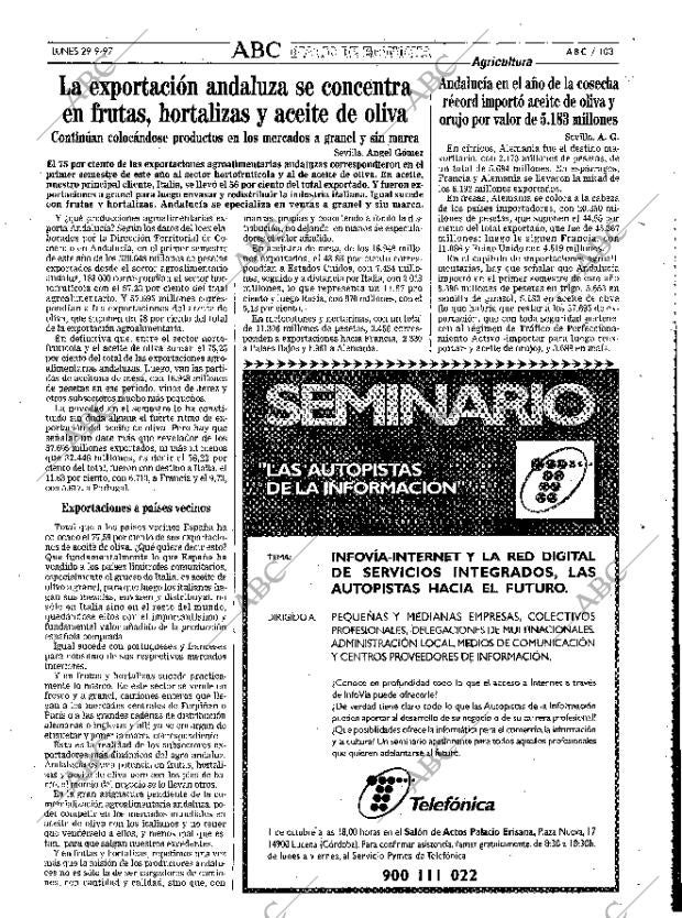 ABC SEVILLA 29-09-1997 página 103