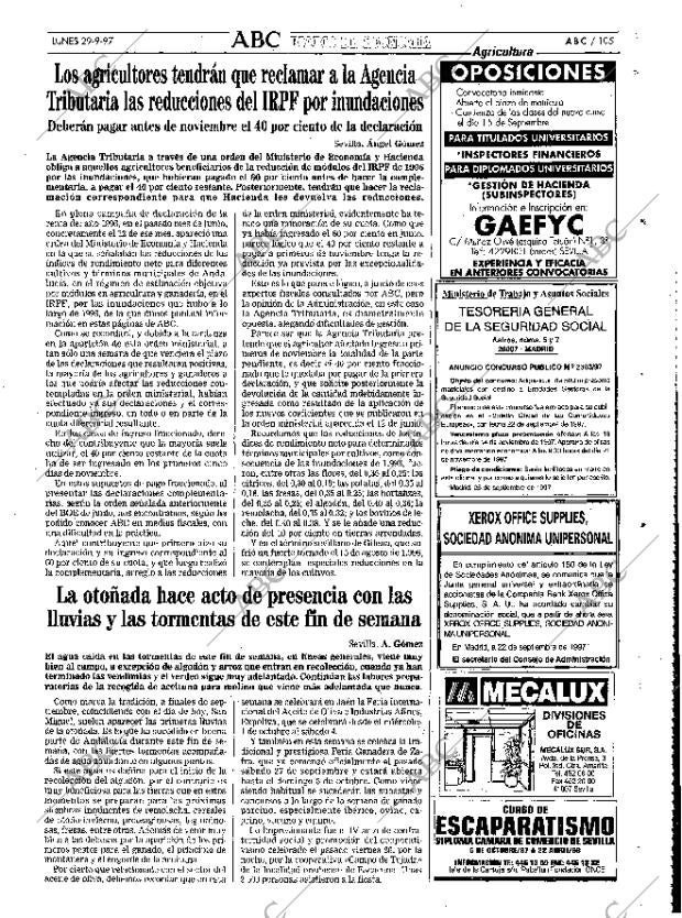 ABC SEVILLA 29-09-1997 página 105