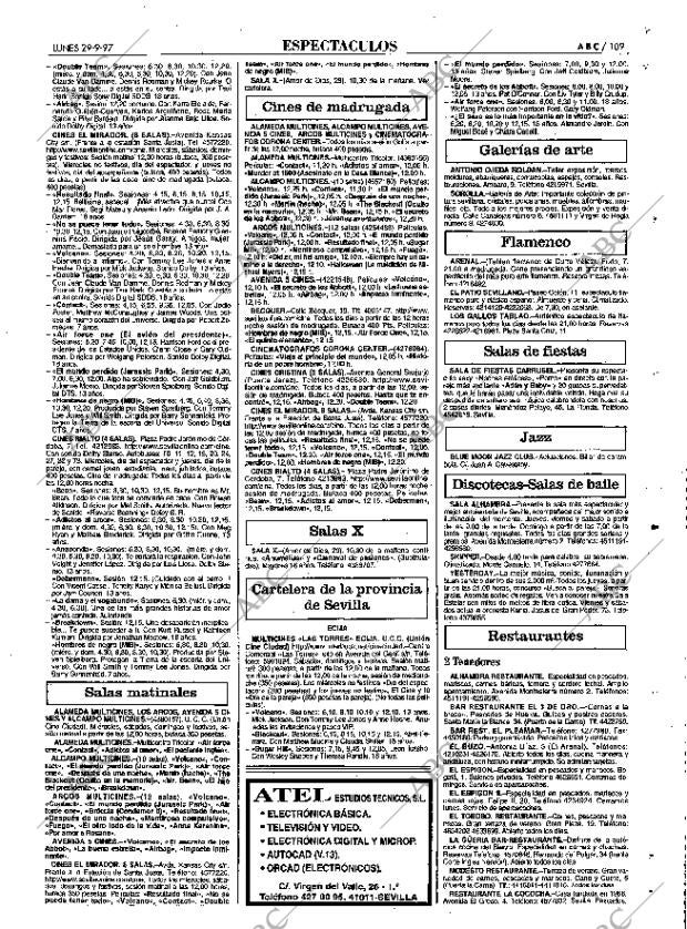ABC SEVILLA 29-09-1997 página 109