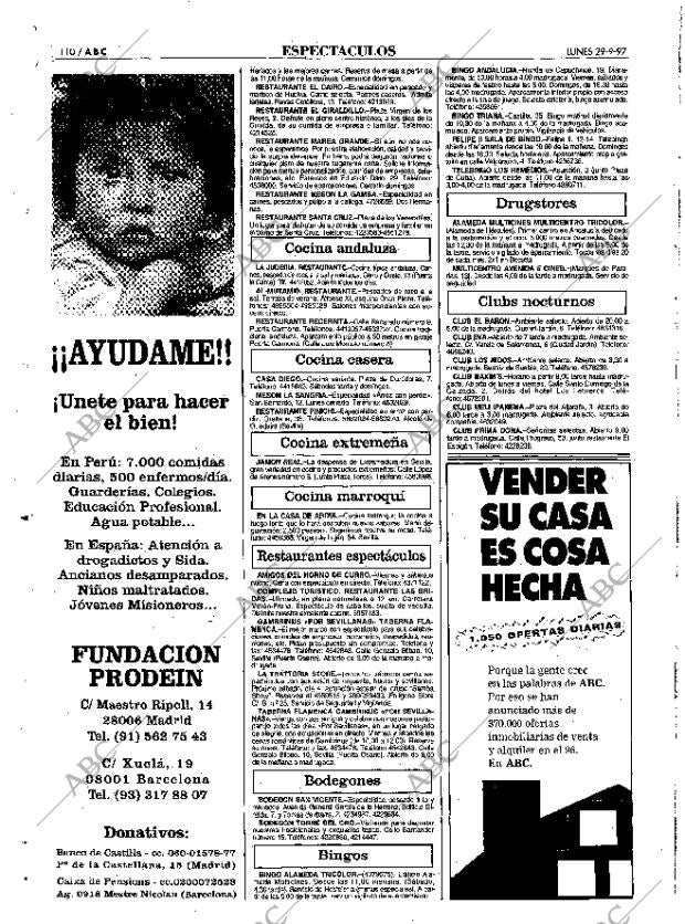 ABC SEVILLA 29-09-1997 página 110