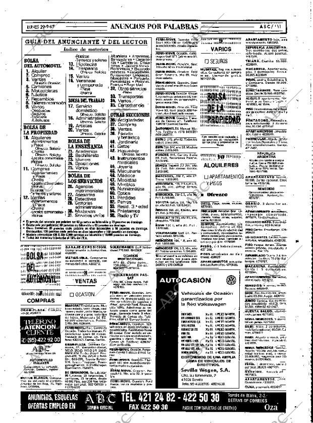 ABC SEVILLA 29-09-1997 página 111