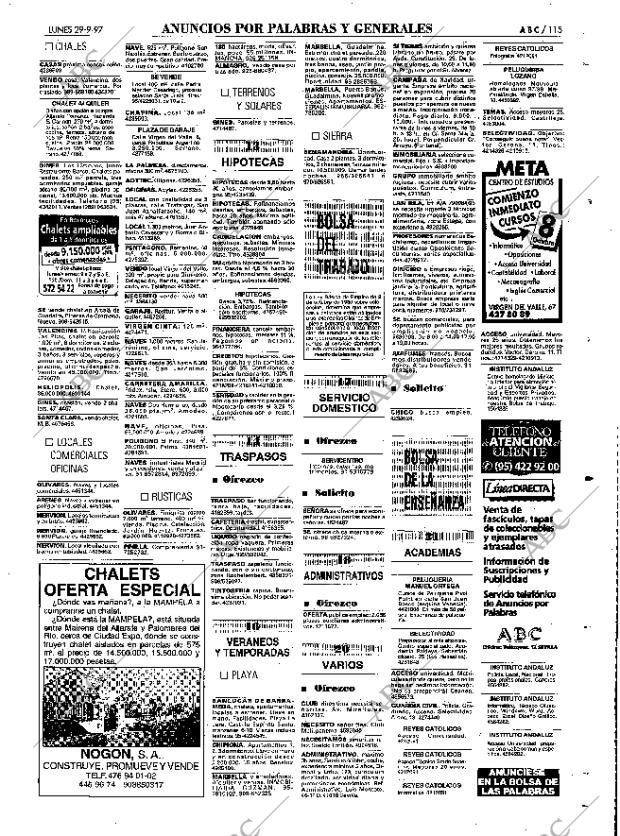 ABC SEVILLA 29-09-1997 página 115