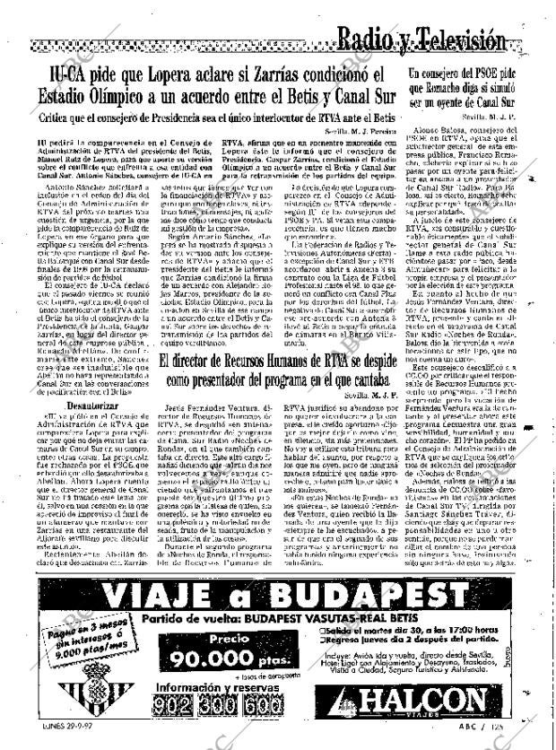 ABC SEVILLA 29-09-1997 página 125