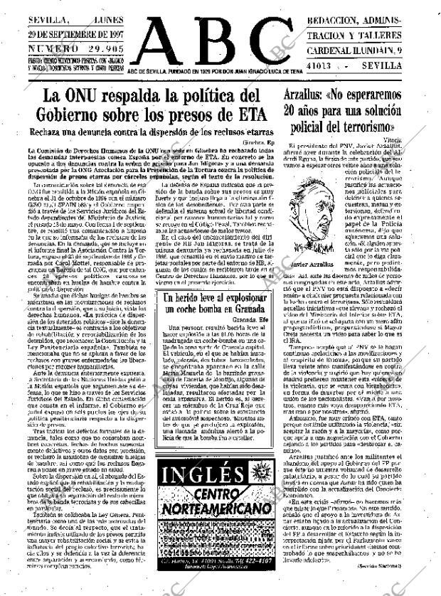 ABC SEVILLA 29-09-1997 página 15