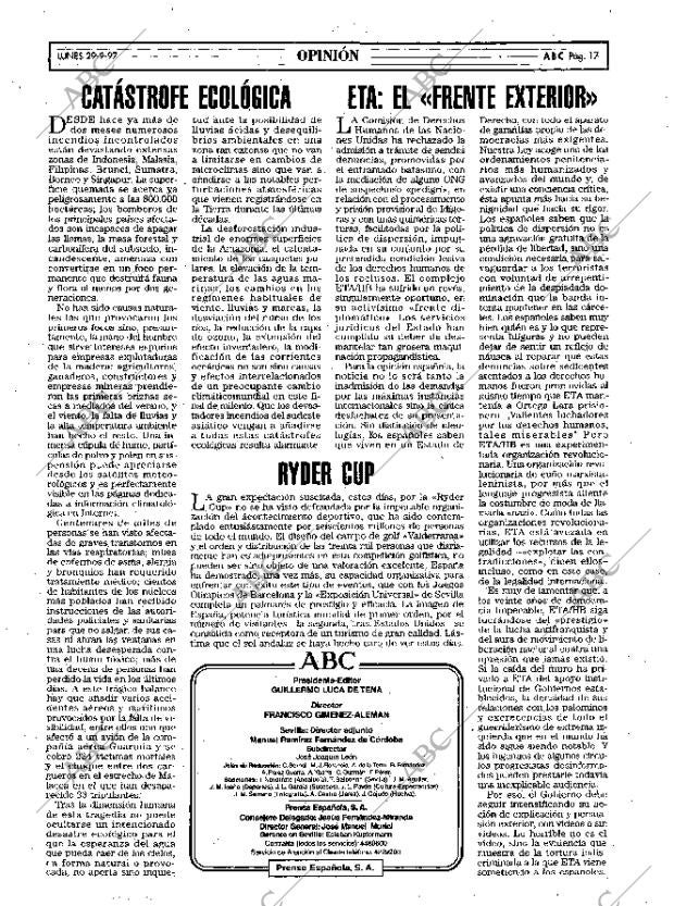 ABC SEVILLA 29-09-1997 página 17