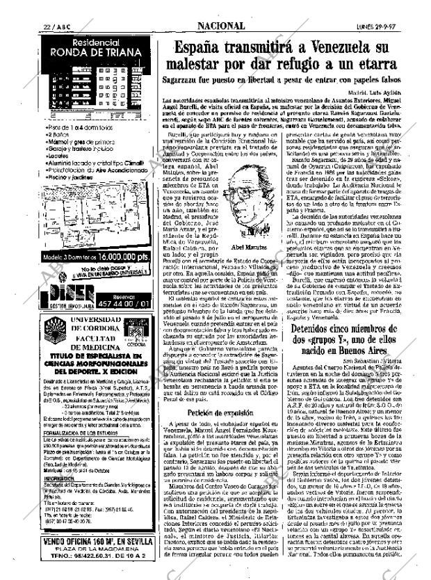 ABC SEVILLA 29-09-1997 página 22