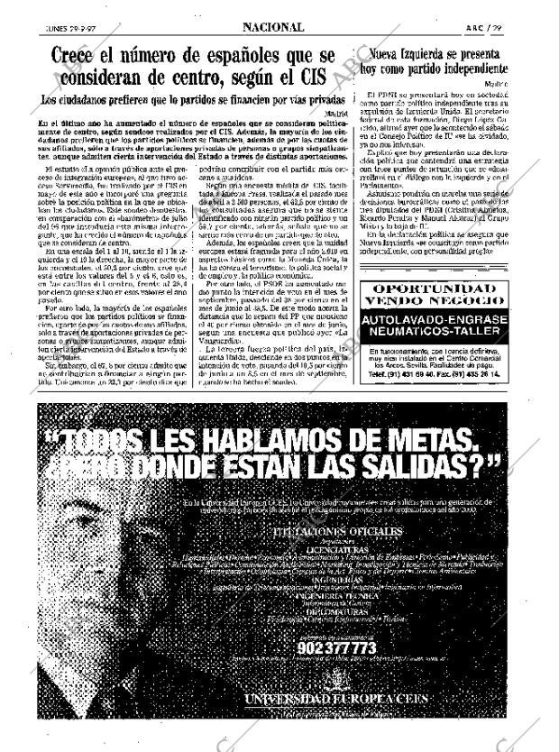 ABC SEVILLA 29-09-1997 página 29